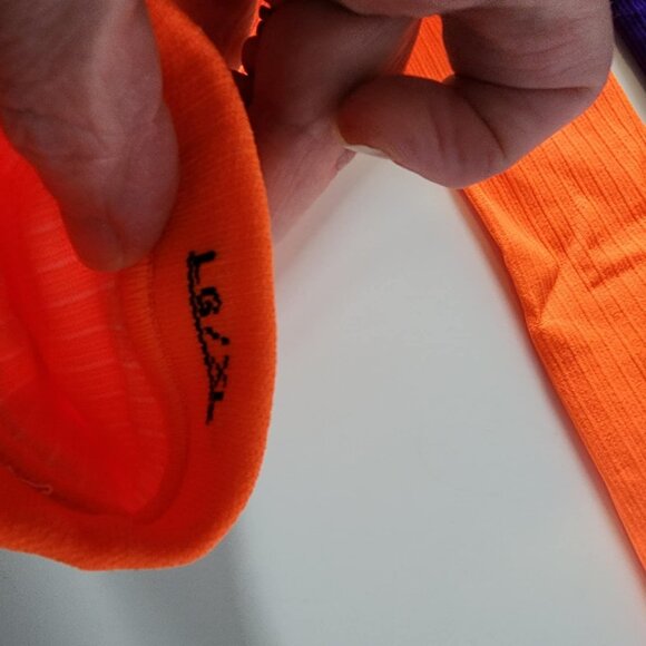 EUC Pro Compression Calf Sleeves, Purple & Orange 2 Pack - Picture 3 of 7